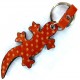 Porte clés Macha Gecko fushia et orange