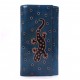 Porte-chéquier Macha Gecko bleu