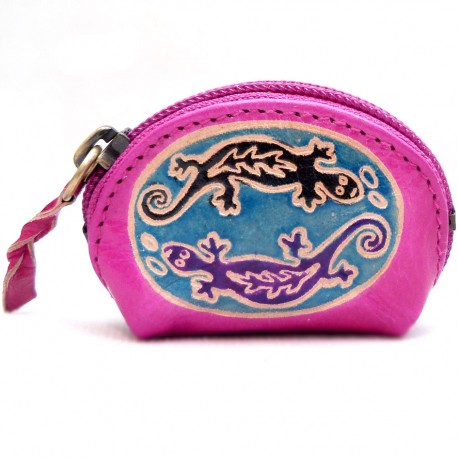 Porte monnaie Macha Art 2Gecko fushia