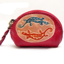 Porte monnaie Macha Art 2Gecko rouge