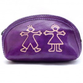 Porte monnaie Macha Aria personnages violets