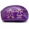 Porte monnaie Macha Aria personnages violets