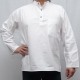 Chemise indienne ethnique coton blanche