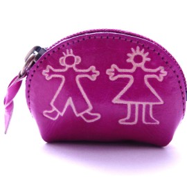 Porte monnaie Macha Art personnages fushia