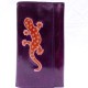 Porte-chéquier Macha Gecko violet2