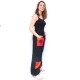 Pantalon ethnique Cosmic rouge