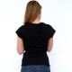 T-shirt ethnique Suzi bleu manche courte