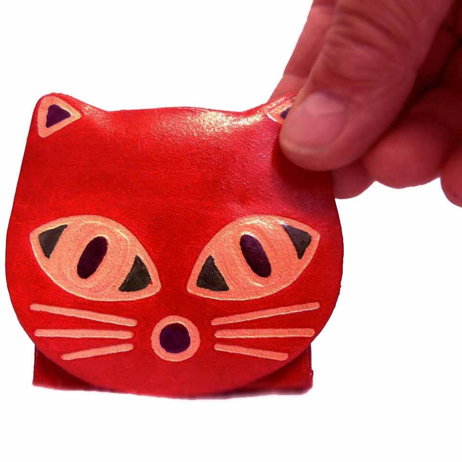 Porte Monnaie Macha Carre Chat Portefeuille Ethnique Cuir Sac Macha Porte Monnaie Macha Carre Chat Portefeuille Ethnique Cuir Sac Macha