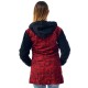 Manteau Ethnique Diva rouge