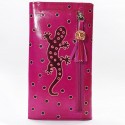 Porte-chéquier Macha gecko rose