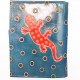 Portefeuille Macha gecko bleu