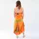 Robe sarouel Jasyprint bleue