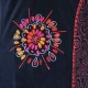 T-shirt ethnique Manoï rouge