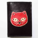 Porte cartes Macha noir chat