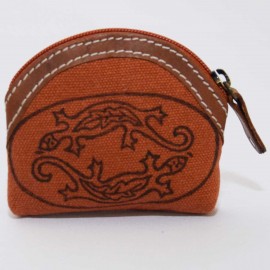 Porte monnaie Macha Badoo orange gecko