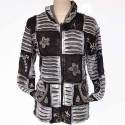 Gilet Ethnique Garyan noir/choco