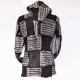 Gilet Ethnique Garyan noir/choco