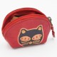 Porte monnaie Macha Art rose chat noir