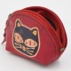 Porte monnaie Macha Art rose chat noir