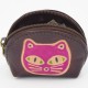 Porte monnaie Macha Art bleu chat fushia