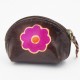 Porte monnaie Macha Art fushia chat orange