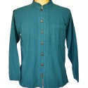 Chemise Pali coton petrole