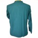 Chemise Pali coton petrole