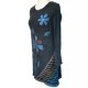 Robe/Tunique ethnique Soali bleue