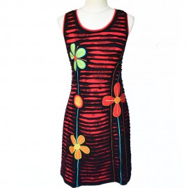 robe hippie chic Samia rouge