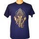 tee shirt éléphant bleu