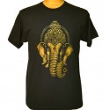 tee shirt éléphant noir