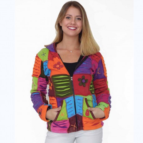 gilet coloré femme