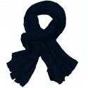 Chèche coton Macha bleu marine