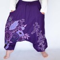 Sarouel ethnique flowermax violet