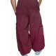 Pantalon ethnique Storm bordeaux