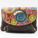 Porte monnaie ethnique Zappa choco spirales
