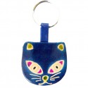 Porte-clés Macha chat bleu